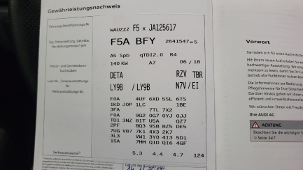 Zdjęcie przedmiotu: Audi A5 40 TDI Quattro Sport S tronic
