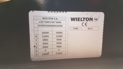 Zdjęcie przedmiotu: Wielton NS-3 curtain semi-trailer