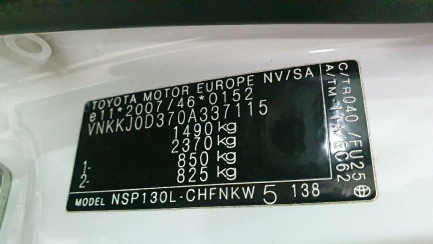 Zdjęcie przedmiotu: Toyota Yaris 1.33 Active EU6