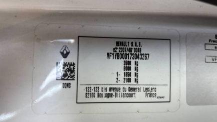 Zdjęcie przedmiotu: RENAULT/BMB MASTER FWD 2.3 dCi E6 3.5t L3H1 Extra S&S+E