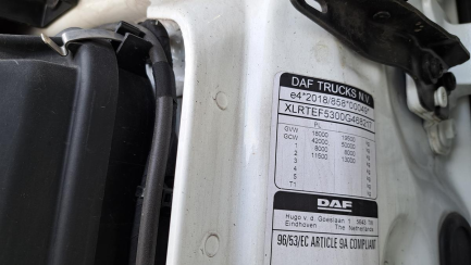 Zdjęcie przedmiotu: DAF XG 480 FT Space Cab E6 18.0t Oświadczenie o utracie DR