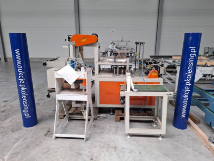 Maszyna do produkcji foliowych przeźroczystych rękawiczek Well-Tech Internationa Machinery WT-GM-B500