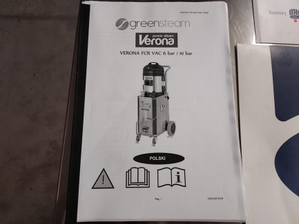 Zdjęcie przedmiotu: Steam cleaner with vacuum cleaner VERONA FCR 3.65kW