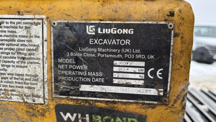 Zdjęcie przedmiotu: Koparka gąsienicowa Liugong CLG915E 