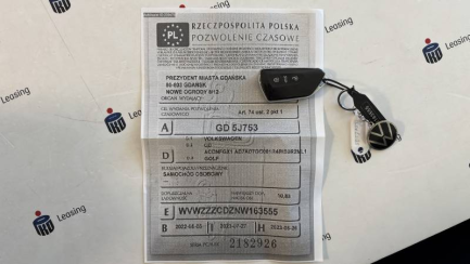 Zdjęcie przedmiotu: Volkswagen Golf R 4MOTION DSG Oświadczenie o utracie DR