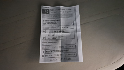 Zdjęcie przedmiotu: F-MAX 500 12.7 TDCi 500 E6d 18.0t Oświadczenie o utracie DR
