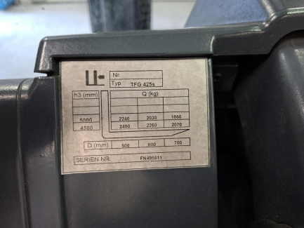 Zdjęcie przedmiotu: W&oacute;zek widłowy JUNGHEINRICH TFG 425s