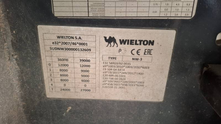 Zdjęcie przedmiotu: WIELTON NW-3 36.0t