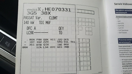 Zdjęcie przedmiotu: Volkswagen Passat Combi
