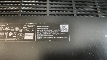 Zdjęcie przedmiotu: Notebook / Laptop 'l 5,6" Lenovo Legion 5-15 R5 6600H/l6GB/512 RTX3050T| 165Hz 