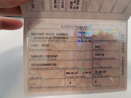 Zdjęcie przedmiotu: Iveco Daily 35C15 V L (19,6m3) Euro 5