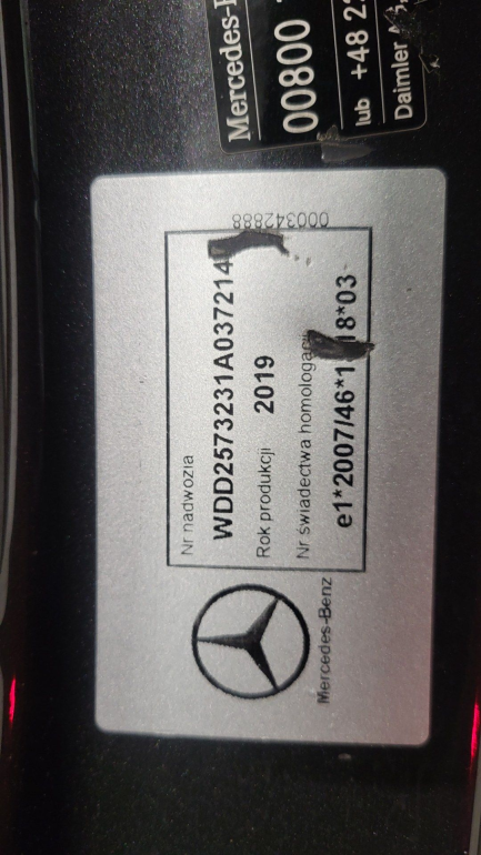 Zdjęcie przedmiotu: Mercedes-benz CLS 400 d 4-Matic 9G-TRONIC Oświadczenie o utracie DR