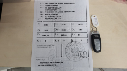 Zdjęcie przedmiotu: Audi A6 Avant 40 TDI mHEV Quattro Sport S tronic Oświadczenie o utracie DR