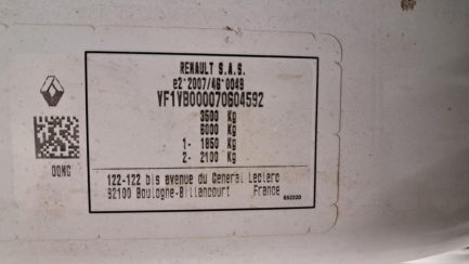 Zdjęcie przedmiotu: RENAULT/DPR MASTER FWD 2.3 dCi E6 3.5t L3H1 Extra S&S+E