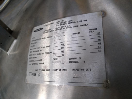 Zdjęcie przedmiotu: Cryogenic chamber P.P.H JUKA KRIOSAUNA 0104-1 + Tank for liquid nitrogen