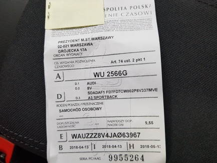 Zdjęcie przedmiotu: Audi A3 1.5 TFSI Sport S tronic
