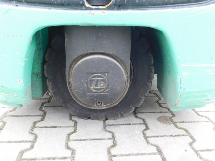 Zdjęcie przedmiotu: W&oacute;zek widłowy elektryczny Mitsubishi FB 15KRT PAC