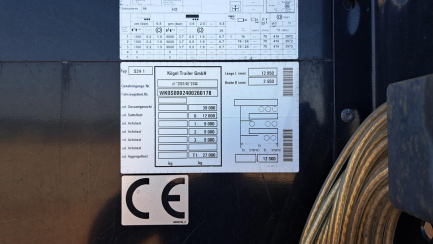 Zdjęcie przedmiotu: KOEGEL SN 24 Mega CO24P90/910/13.95 35.0t