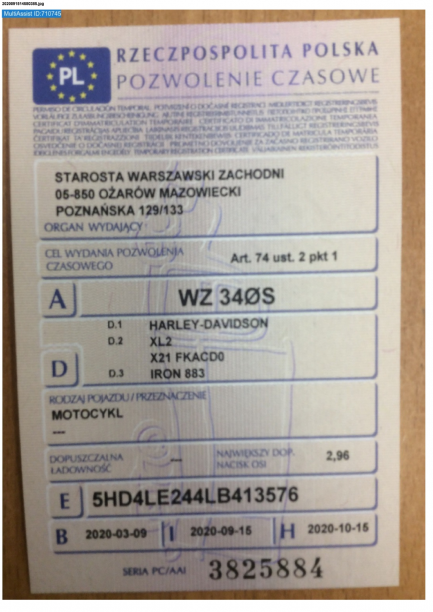 Zdjęcie przedmiotu: HARLEY-DAVIDSON Sportster Iron 883