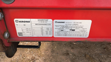 Zdjęcie przedmiotu: KRONE SDP Dropside