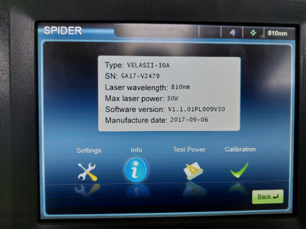 Zdjęcie przedmiotu: Wuhan Gigaa Diode Medical Laser Optronics Technology Co. Velas II-30A