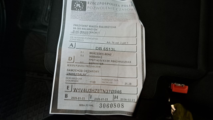 Zdjęcie przedmiotu: Mercedes-benz ESPRINTER Pro 81kWh Oświadczenie o utracie DR