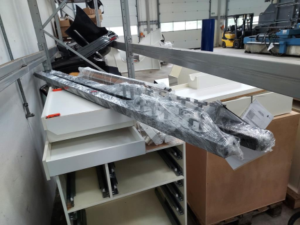 Zdjęcie przedmiotu: Обладнання магазину - меблі (каса, шафа для книг, кубики з висувними ящиками, фронтальні меблі)