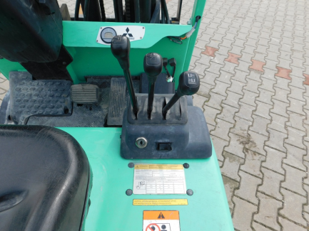 Zdjęcie przedmiotu: W&oacute;zek widłowy elektryczny Mitsubishi FB 15KRT PAC