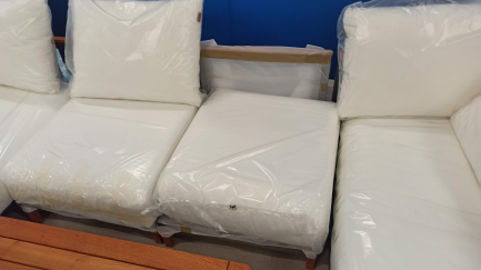 Zdjęcie przedmiotu: WIGO garden furniture - Havana H1000 (70x84x64) sofa - 2 pcs. + Havana left sofa H1002 (84x144x64) + Havana sofa right H1003 (84x144x64) + Havana table (70x100x43h) Robinii wood