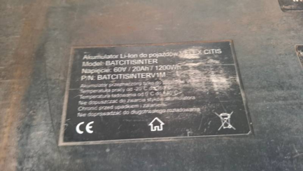 Zdjęcie przedmiotu: SKUTER ELEKTRYCZNY Shansu Egreen