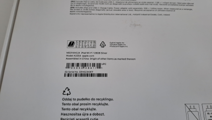 Zdjęcie przedmiotu:  Планшет Apple iPad 11" 11-го покоління 128 ГБ сріблястого кольору - код виробника: MD3Y4HC/A + Apple Pencil