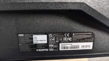 Zdjęcie przedmiotu: Zestaw komputerowy: Komputer stacjonarny Intel Core i5-12400F, RTX 5060, 32GB, 2TB M2, WIN 11 Pro + Monitor LED 27" AOC 27G4X + Słuchawki + Klawiatura  + Myszka 