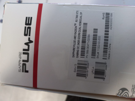 Zdjęcie przedmiotu: AMD Sapphire Radeon RX 7900 XTX PULSE GAMING OC 24GB GDDR6 graphics card