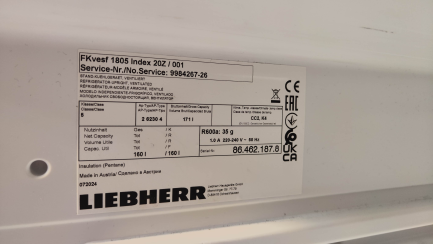 Zdjęcie przedmiotu: Liebherr FKvesf 1805 refrigerated cabinet