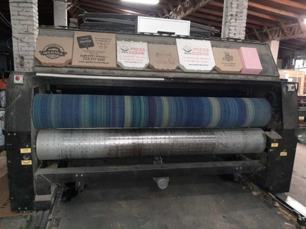 Zdjęcie przedmiotu: Rotary line designed for printing and cutting out boxes and flap boxes made of corrugated cardboard KOBOX SLOT 45 3KR 2500