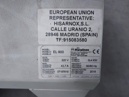 Zdjęcie przedmiotu: RĘCZNA PRASA TRANSFEROWA METALNOX EL 900