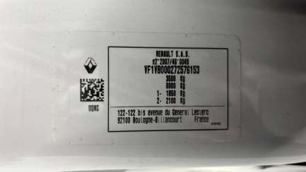 Zdjęcie przedmiotu: Renault Master FWD 2.3 dCi E6 3.5t L3H1 Extra S&S+E Oświadczenie o utracie DR