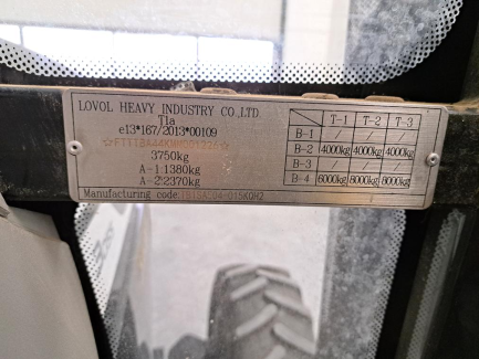 Zdjęcie przedmiotu: Заява про втрату DR для сільськогосподарського трактора ARBOS 3055