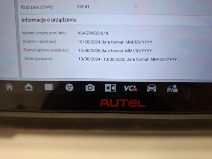 Zdjęcie przedmiotu: Tester diagnostyczny AUTEL MaxiSys 908 S3