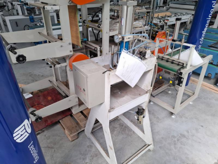 Zdjęcie przedmiotu: Maszyna do produkcji foliowych przeźroczystych rękawiczek Well-Tech Internationa Machinery WT-GM-B500