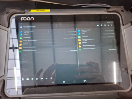 Zdjęcie przedmiotu: Пристрій для вимірювання та регулювання розвал-сходження FCAR FD505