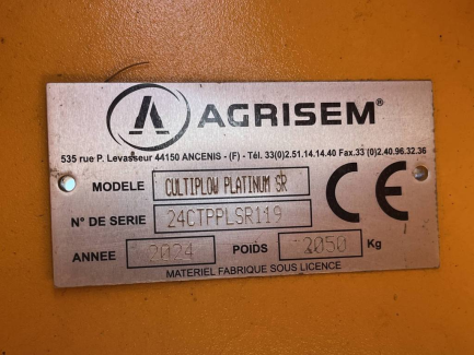 Zdjęcie przedmiotu: Głębosz (agregat zębowy)Agrisem Cultiplow Platinum SR