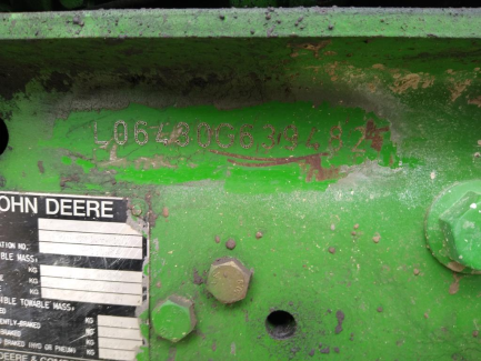 Zdjęcie przedmiotu: John Deere 6430 tractor + KNOCH I front loader