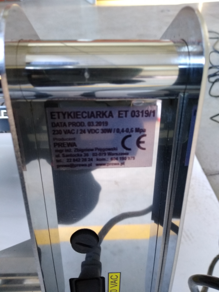 Zdjęcie przedmiotu: PREWA ET labeller