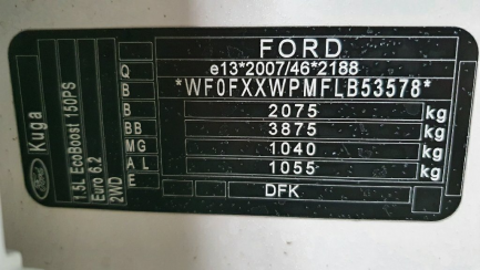 Zdjęcie przedmiotu: Ford Kuga 1.5 EcoBoost FWD ST-Line X