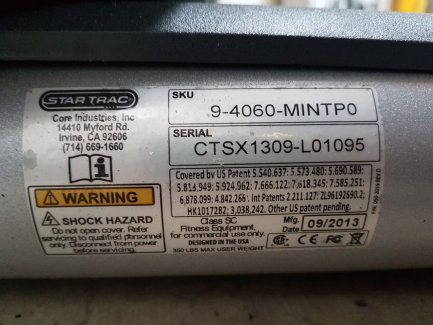 Zdjęcie przedmiotu: STAR TRAC sports equipment set 1x TREADMILL + 3x ORBITREK