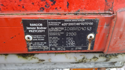 Zdjęcie przedmiotu: Przyczepa gastronomiczna RANDOB PIRI PIRI EXPRESS 270