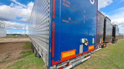Zdjęcie przedmiotu: KRONE SDP eLG4-CS/13.6 Mega 27 43.0t Oświadczenie o utracie DR