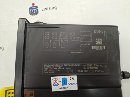 Zdjęcie przedmiotu: VDO digital tachograph version G2V2
