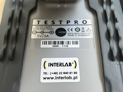 Zdjęcie przedmiotu: Тестер комп'ютерної мережі AEM TESTPRO CV100-K60